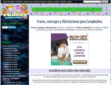 Tablet Screenshot of frasescumpleanos.net
